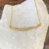 Annie Fensterstock Diamond Rock Necklace