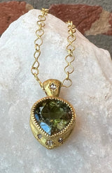 Karen Liberman Bi-color Tourmaline Necklace