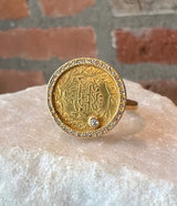 Karen Liberman Antique Ottoman Coin Ring