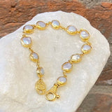 Ara Pearl and 24kt Gold Bracelet