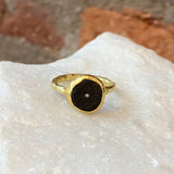 Jessica Weiss Slate and Diamond Circle Ring