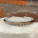 Arman 3 Diamond and 22kt Gold Cuff