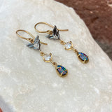Annie Fensterstock Opal Wing Earrings