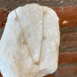 Andi Alyse Diamond Heart and Yellow Gold Necklace