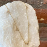 Andi Alyse Diamond Heart and Yellow Gold Necklace