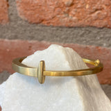 Pat Flynn 22k Solid Gold Brushed Nail Bracelet