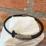 Pat Flynn 18kt Palladium Collar Nail Bracelet - Size Medium