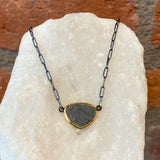 Jessica Weiss Single Slate and Diamond Necklace