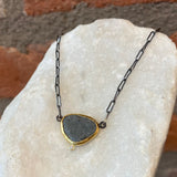 Jessica Weiss Single Slate and Diamond Necklace