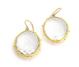 Jessica Weiss Quartz Dottie Dangle Earrings