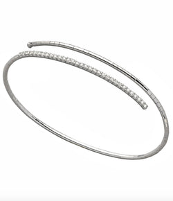 Mattia Cielo Rugiada White Gold and Diamond Tennis Bracelet