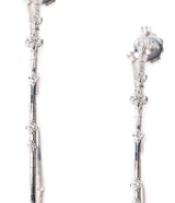 Mattia Cielo Large Rugiada White Gold & Diamond Hoop Earrings