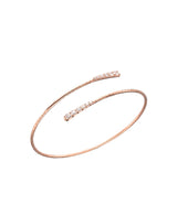 Mattia Cielo Rugiada Rose Gold and Diamond 2 Row Tennis Bracelet