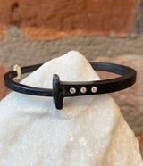 Pat Flynn 3 Stone Nail Bracelet - Custom Size