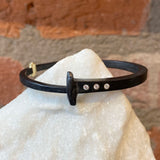 Pat Flynn 3 Stone Nail Bracelet - Custom Size