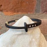 Pat Flynn 3 Stone Nail Bracelet - Custom Size