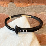 Pat Flynn 3 Stone Nail Bracelet - Custom Size