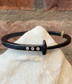 Pat Flynn 3 Stone Nail Bracelet