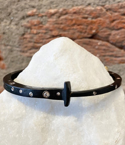 Pat Flynn 1/3ct Top Half Diamond Sprinkle Nail Bracelet