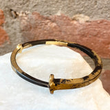 Pat Flynn 22kt Gold Dusted Nail Bracelet