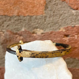 Pat Flynn 22kt Gold Dusted Nail Bracelet