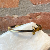 Pat Flynn 22kt Gold Dusted Nail Bracelet