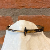 Pat Flynn 22kt Gold Dusted Nail Bracelet