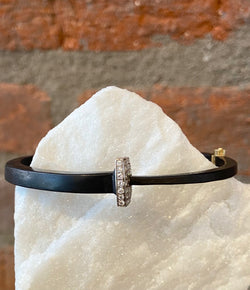 Pat Flynn Pave Diamond Head Nail Bracelet
