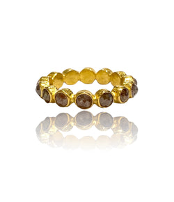 Ara 24k Diamond Eternity Ring Ring