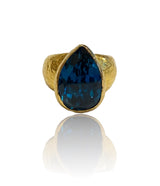 Ara 24k Blue Topaz Ring