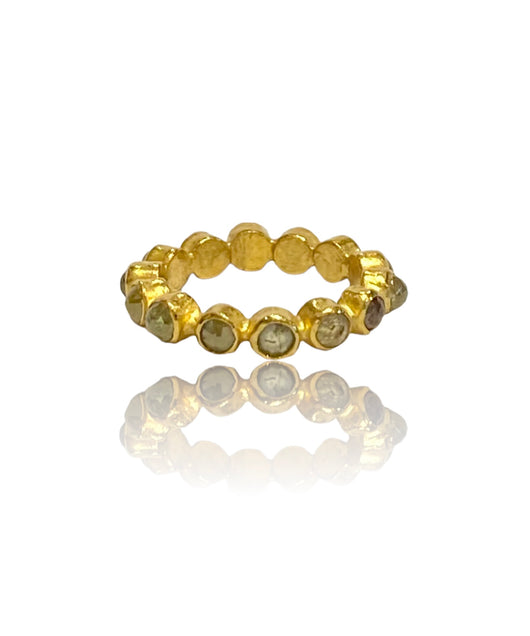 Ara 24k Diamond Eternity Ring Ring