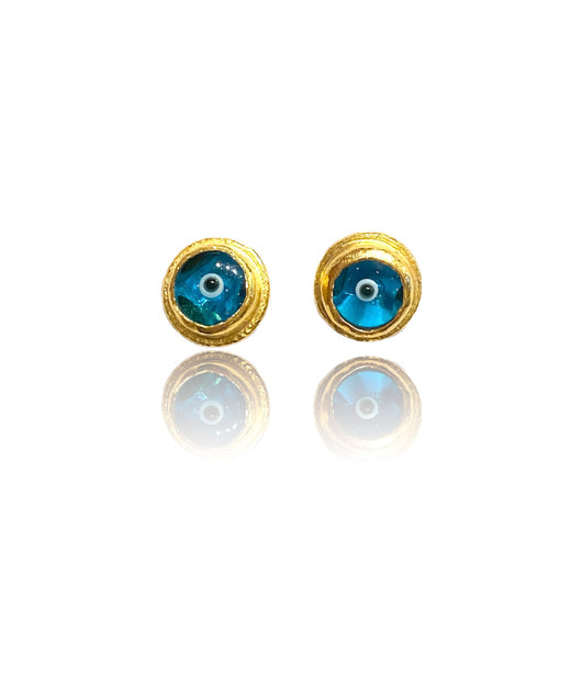 Ara 24k Gold Eye Post Earrings