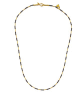 Ara 24k and Black Diamond Necklace