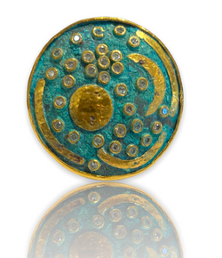 Ara 24K Gold Celestial Statement Ring