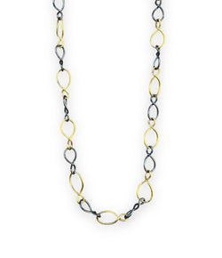 Ara Mixed Metal Link Long Necklace