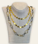Ara Mixed Metal Link Long Necklace