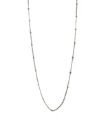 Sethi Couture White Gold Beaded Curb Link Chain