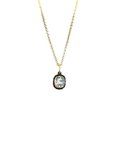 Sarah Graham Chroma Bezel Pendant with Heart Shaped Diamond