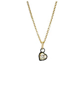 Sarah Graham Chroma Bezel Pendant with Heart Shaped Diamond