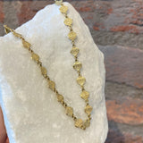 Ross Andrews Yellow Gold Aspen Leaf Necklace