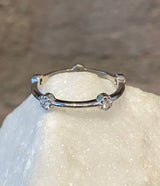 Ross Andrews White Gold and 5 Diamond Station Band