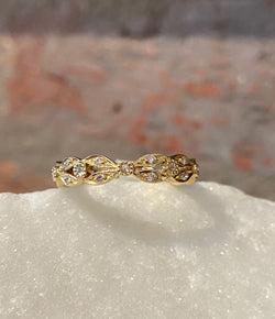 Sethi Couture 'Leaf Wreath' Diamond Eternity Band
