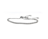 Sethi Couture White Gold and White Diamond "Eloise" Adjustable Tennis Bracelet
