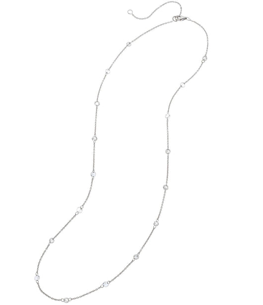 Sethi Couture Cien Rose Cut Diamond and White Gold Chain Necklace