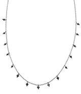 Sethi Couture White Gold and Black Diamond "Adeline" Necklace