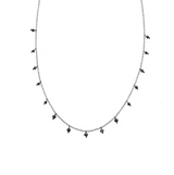 Sethi Couture White Gold and Black Diamond "Adeline" Necklace