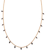Sethi Couture Rose Gold and Black Diamond "Adeline" Necklace