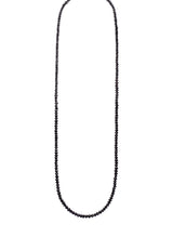 Sethi Couture Noir Faceted Black Diamond Necklace - 18"