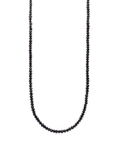 Sethi Couture Noir Faceted Black Diamond Necklace - 16"