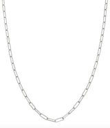 Sethi Couture White Gold Paper Clip Chain